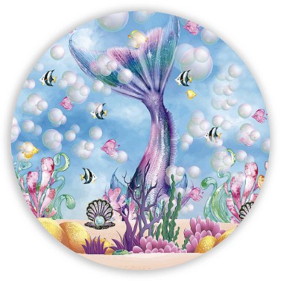 Mini Painel - Sereia - Sublimado 3D