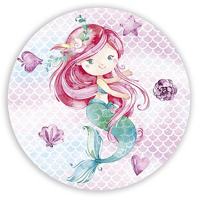 Mini Painel - Sereia - Sublimado 3D