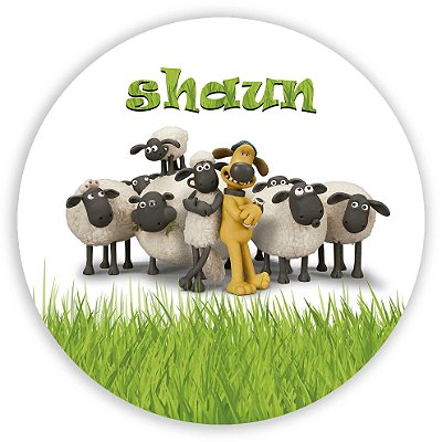 Mini Painel - Shaun, O Carneiro - Sublimado 3D