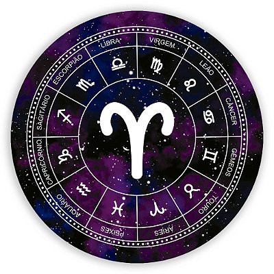 Mini Painel - Signos Áries - Sublimado 3D