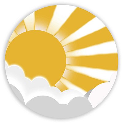 Mini Painel - Sol - Sublimado 3D