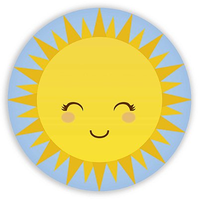 Mini Painel - Sol - Sublimado 3D