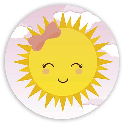 Mini Painel - Sol - Sublimado 3D