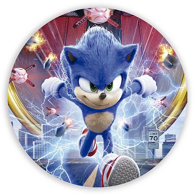 Mini Painel - Sonic Filme - Sublimado 3D