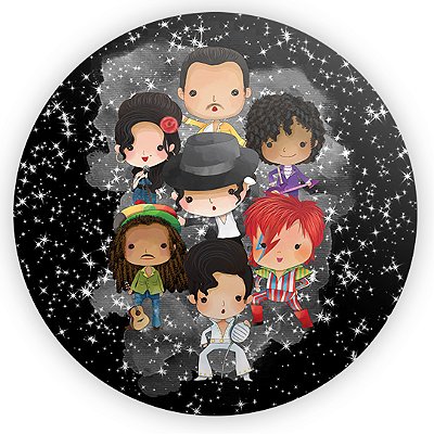 Mini Painel - Super-Stars - Sublimado 3D