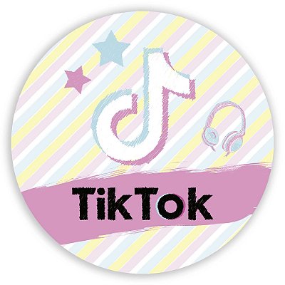 Mini Painel - TikTok - Sublimado 3D