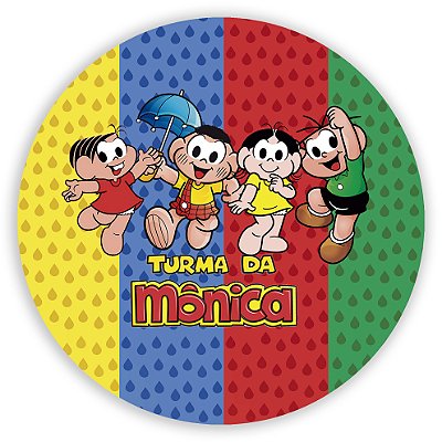 Mini Painel - Turma da Monica - Sublimado 3D