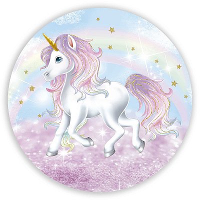 Mini Painel - Unicornio - Sublimado 3D