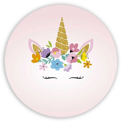 Mini Painel - Unicornio - Sublimado 3D