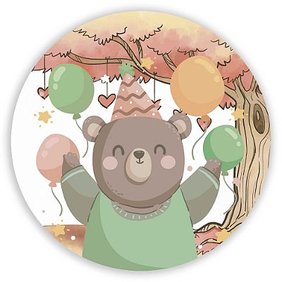 Mini Painel - Ursinho - Sublimado 3D