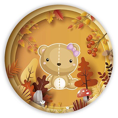 Mini Painel - Ursinho - Sublimado 3D