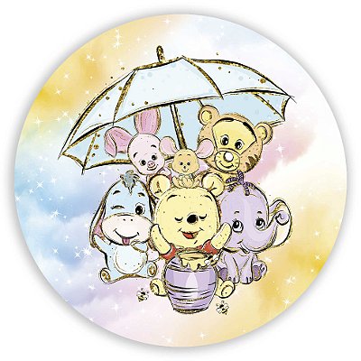 Mini Painel - Ursinho Pooh - Sublimado 3D