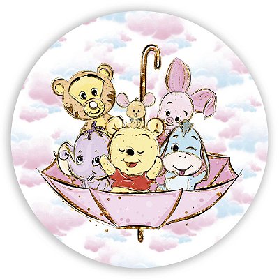 Mini Painel - Ursinho Pooh - Sublimado 3D