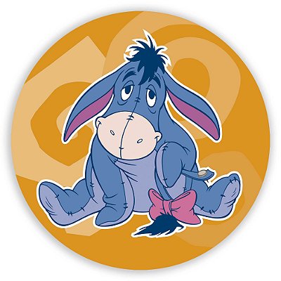 Mini Painel - Ursinho Pooh Io - Sublimado 3D