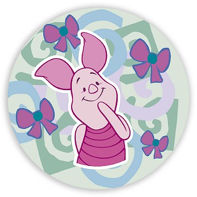 Mini Painel - Ursinho Pooh Leitao - Sublimado 3D