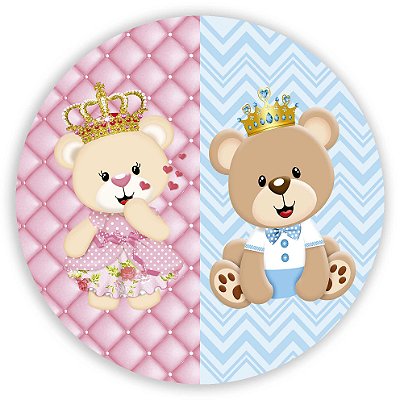 Mini Painel - Ursinho Revelação - Sublimado 3D