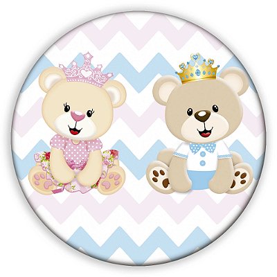 Mini Painel - Ursinho Revelação - Sublimado 3D