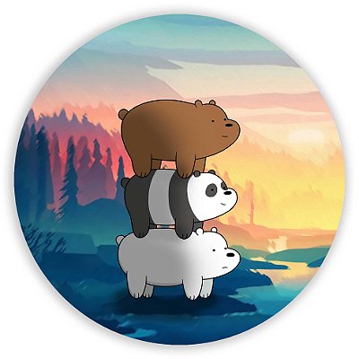 Mini Painel - Ursos sem curso - Sublimado 3D