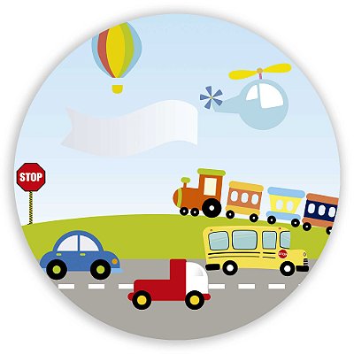 Mini Painel - Veiculos Carros - Sublimado 3D