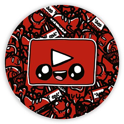 Mini Painel - YouTube - Sublimado 3D