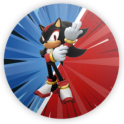 Mini Painel - Sonic Shadow - Sublimado 3D
