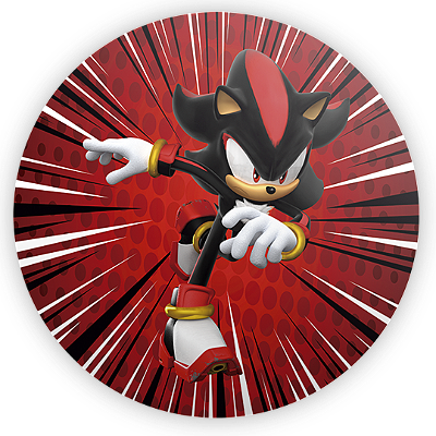 Mini Painel - Sonic Shadow - Sublimado 3D