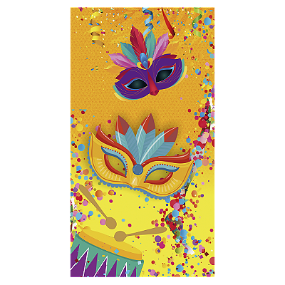 Faixa Lateral - Carnaval - Sublimado 3D