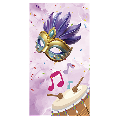 Faixa Lateral - Carnaval - Sublimado 3D