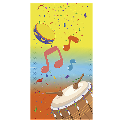 Faixa Lateral - Carnaval - Sublimado 3D