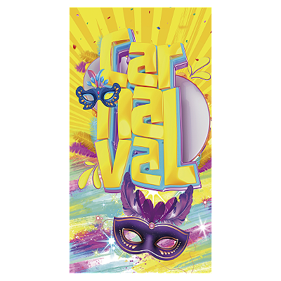 Faixa Lateral - Carnaval - Sublimado 3D