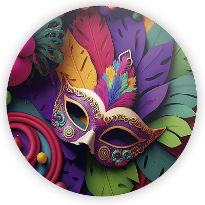 Mini Painel - Carnaval - Sublimado 3D