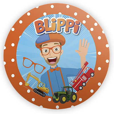 Mini Painel - Blippi - Sublimado 3D