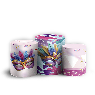 Trio Cilindro - Carnaval - Sublimado 3D