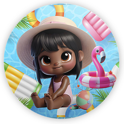 Mini Painel - Pool Party - Sublimado 3D