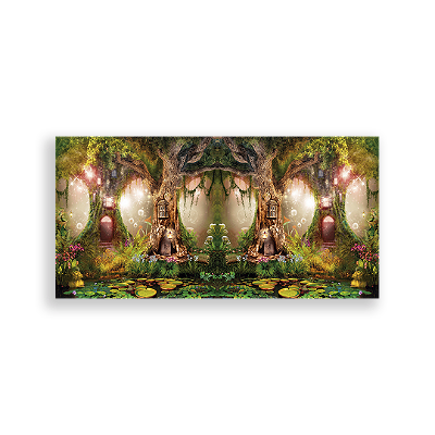 Painel Retangular - Floresta Bosque Encantado - Sublimado 3D