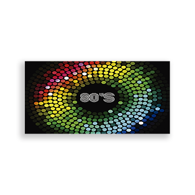 Painel Retangular - Festa Discoteca - Sublimado 3D