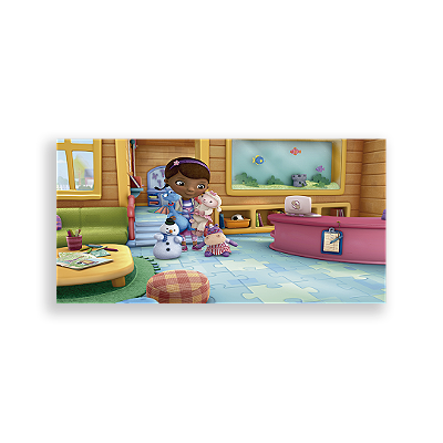 Painel Retangular - Doutora Brinquedo - Sublimado 3D