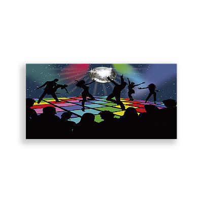 Painel Retangular - Festa Discoteca - Sublimado 3D