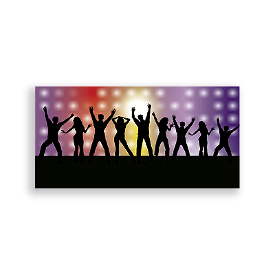 Painel Retangular - Festa Discoteca - Sublimado 3D