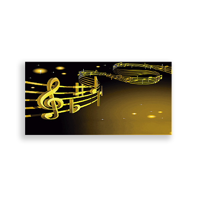 Painel Retangular - Música - Sublimado 3D