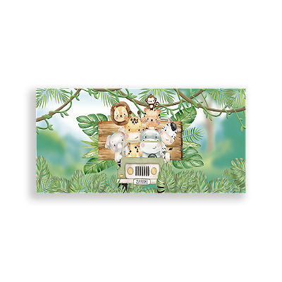 Capa Painel Retangular Sublimado - Safari