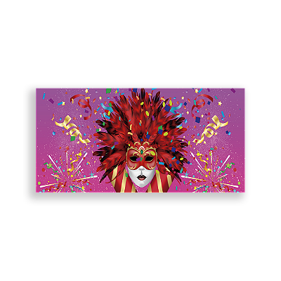 Painel Retangular - Carnaval - Sublimado 3D
