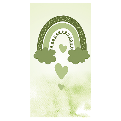 Faixa Lateral - Arco Iris Boho - Sublimado 3D