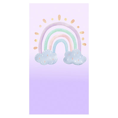 Faixa Lateral - Arco Iris Boho - Sublimado 3D