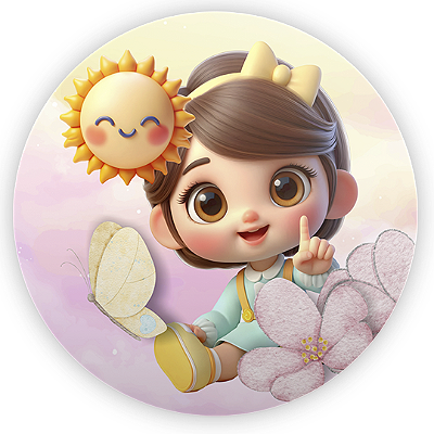 Mini Painel - Sorrisos - Sublimado 3D