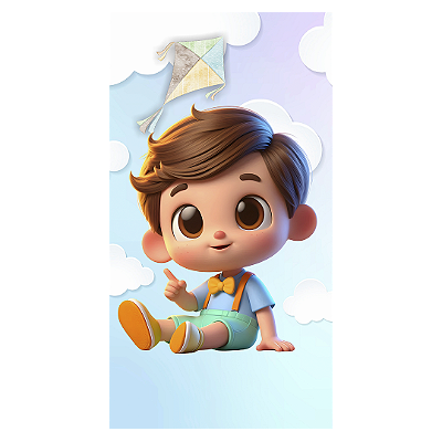 Faixa Lateral - Sorrisos - Sublimado 3D