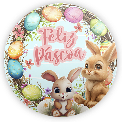 Mini Painel - Páscoa - Sublimado 3D