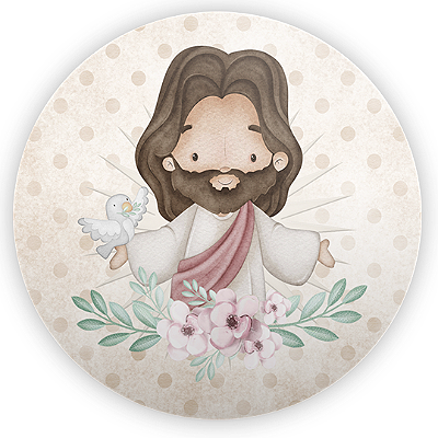 Painel Redondo - Páscoa - Sublimado 3D