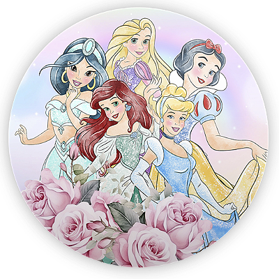 Mini Painel - Princesas - Sublimado 3D