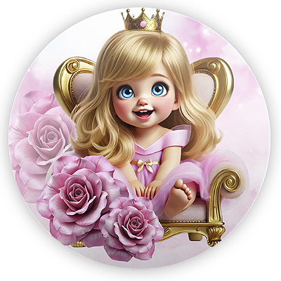 Mini Painel - Princesa - Sublimado 3D
